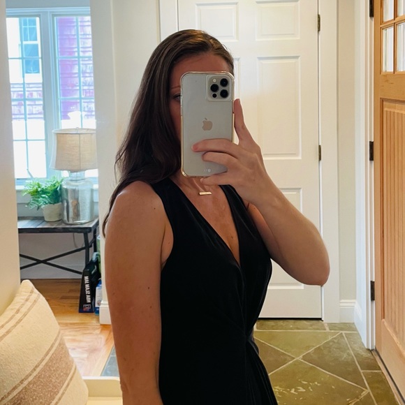 NWT FREE PEOPLE BLACK WILD DREAMING MIDI DRESS - Picture 5 of 10